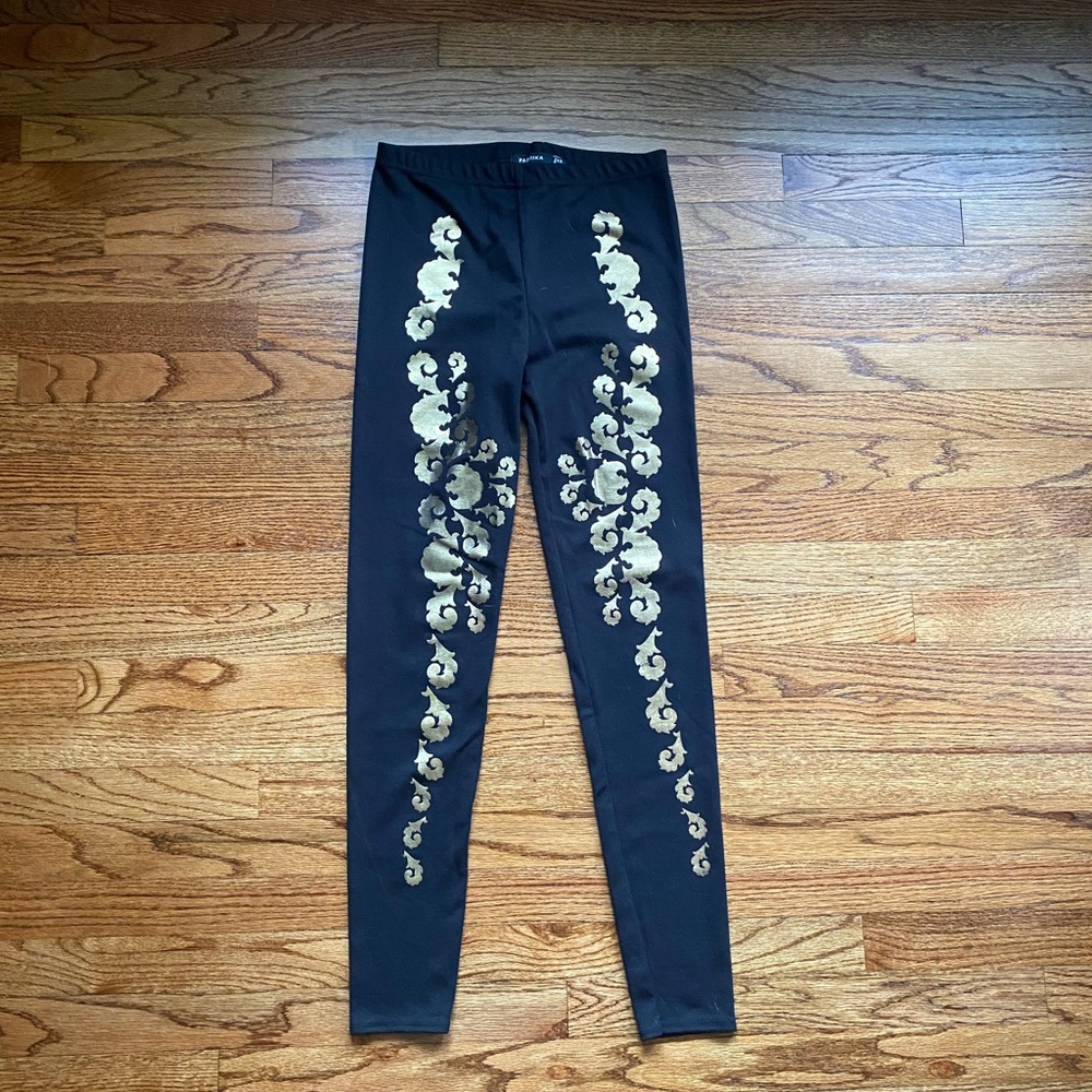Gold Foil Leggings